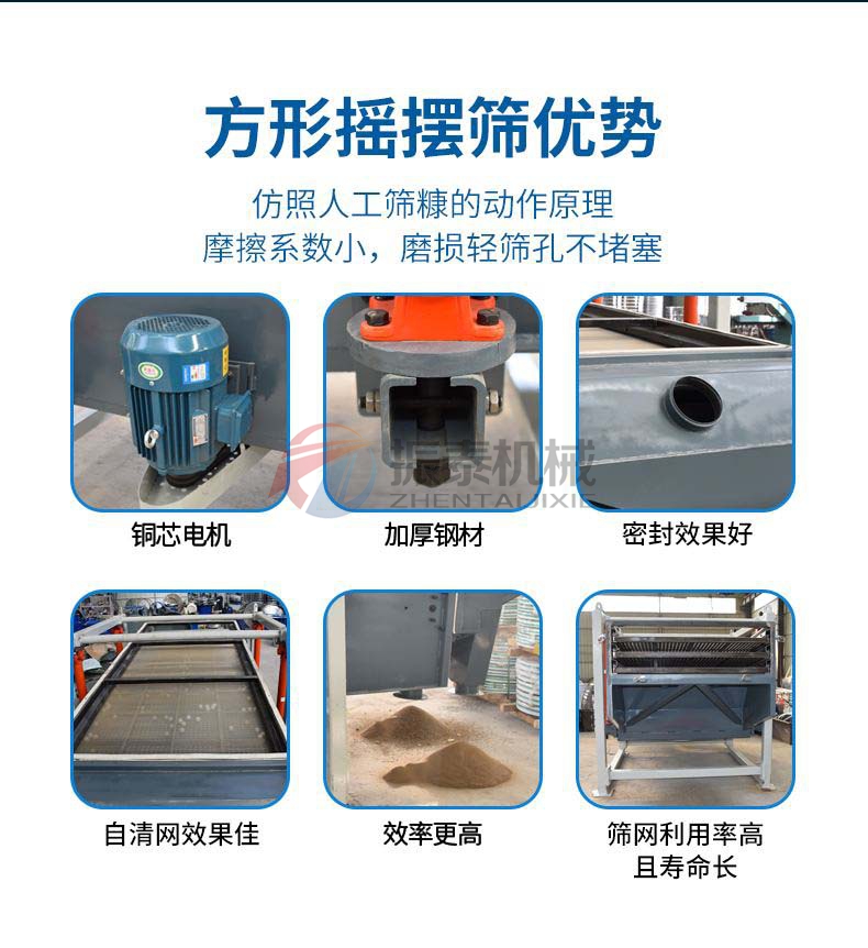 方形摇摆筛优势