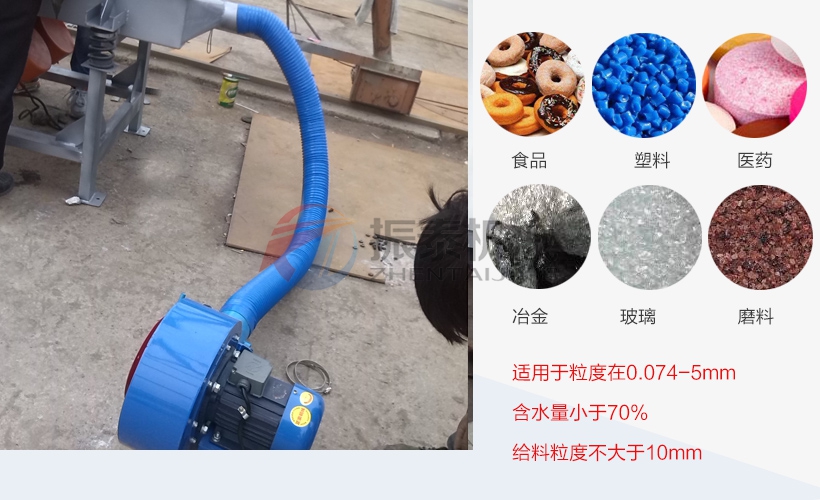 风冷式直线振动筛应用行业