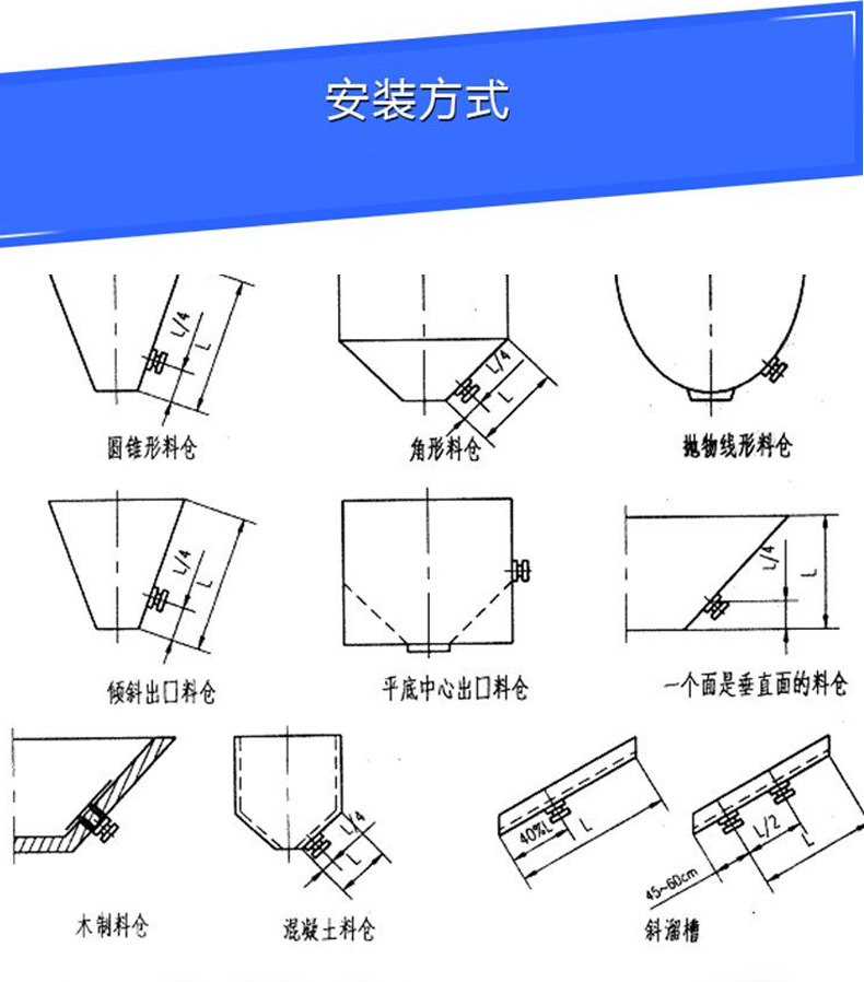 仓壁振动器的安装方式