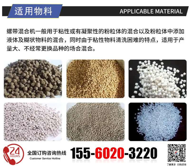 卧式螺带混合机的适用行业